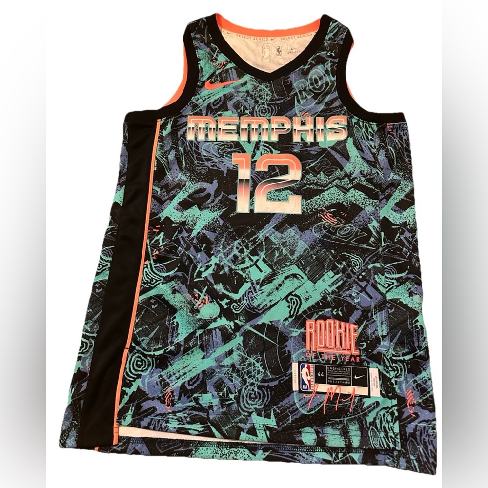 Memphis Grizzles Ja Morant Rookie of the Year Basketball Jersey